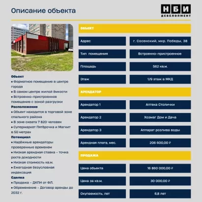 Торговое помещение в самом центре